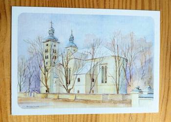 WIDOK NA KOŚCIÓŁ W CZEMIERNIKACH ( MAL. MAREK LESZCZYŃSKI )