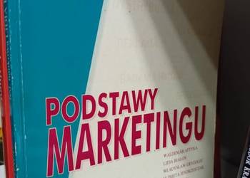 Podstawy marketingu książki branżowe tanie księgarnia outlet