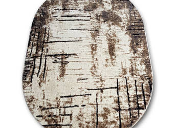 GĘSTY DYWAN OWALNY 140X190 CM QUEST 31101 RÓŻNE WYMIARY MIĘKKI DO WNĘTRZ
