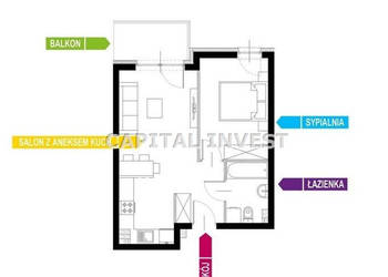 Mieszkanie Kraków 52.79m2
