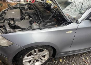 Błotnik przód lewy Bmw 1 e87 lift Quarzblau metallic