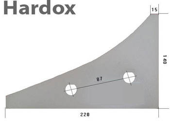 Płoza przednia HARDOX 929101000/P części do pługa POTTINGER