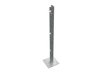 Wysięgnik prosty z płaską stopką - 30x30x3 mm - (odkos pojedynczy) - do za…