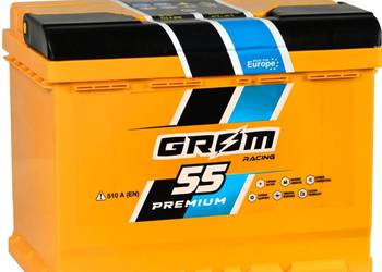 Akumulator 55Ah 510A Grom Racing Akumulator 55Ah 510A Grom Racing