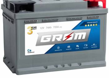 Akumulator 74Ah 720A GROM Premium Ostrów Wielkopolski Ul. Ka