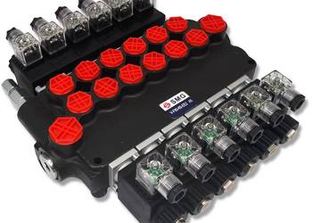 ROZDZIELACZ HYDRAULICZNY ELEKTRYCZNY 6 SEK 80L 24V [3267]