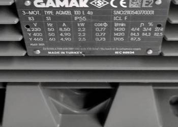 Silniki elektryczne nowe do dojarek i hal udojowych