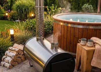 Piec nierdzewny do podgrzewania wody w jacuzzi