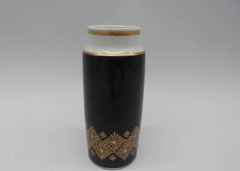 Wazon Porcelanowy Vintage ECHT WEIMAR KOBALT Złocenia GDR NRD Lata 60/70.