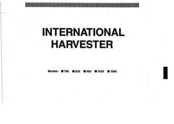 IH CASE 766,826,966,1026,1066 INSTRUKCJA NAPRAWY