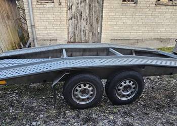 Laweta garbatka 1800 DMC ocynk 2oś