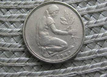 Niemcy 50 Pfennig 1969r - F