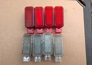 Lampka lampki boczka boczków drzwi Audi a6 c5 a4 a3 4xbiała 4xczerwona