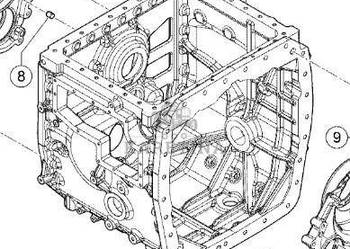 CLAAS Arion 610 660 Obudowa Skrzyni Biegów CZĘŚCI 0005891354 00 0589 135 4