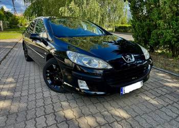Śliczny.Zadbany.Peugot.407.2007r.Lift.1.6.HDI.Sedan.Czarny.Hak.Alu.17