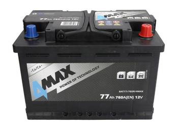 4MAX Akumulator 77Ah 760A P+