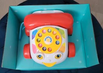 Telefon Do Ciągnięcia na Kółkach ze słuchawka na Baterie dla Niemowlęcia