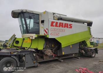 Claas Lexion 405 / 99r. Heder C450 z wózkiem
