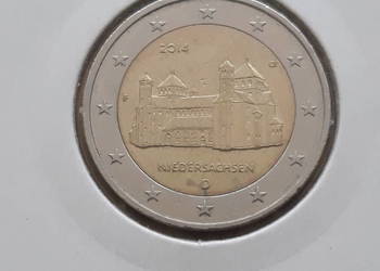 2 Euro Niedersachsen Niemcy 2014 r. men. F