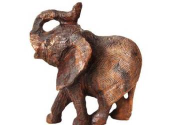 Figurka afrykańska słoń z żelaznego drewna