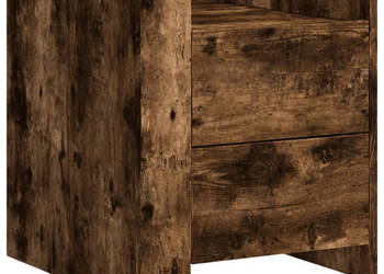 Szafka nocna opalany dąb 45x50x50 cm materiał drewnopochodny WM-848287