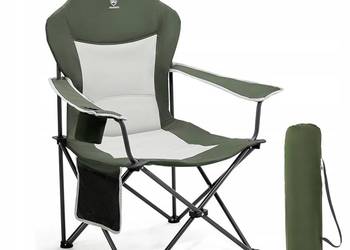 Krzesło kempingowe składane do 160 kg zielone EVER ADVANCED