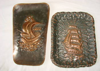 Żaglowiec metaloplastyka PRL