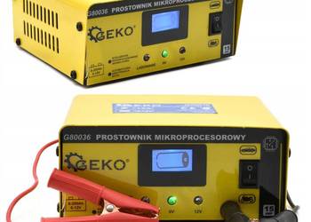 GEKO PROSTOWNIK MIKROPROCESOROWY LCD 6/12V 15A