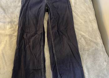 Spodnie / jeansy / dżinsy  granatowe | H&M