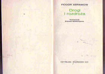 (3722) DROGI I ROZDROŻA – FIODOR ABRAMOW