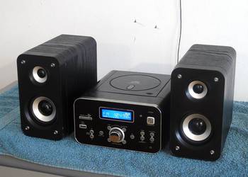Wieża JGC MS-203 CD USB mp-3 AUX kolumny. sprawna. DOSTAWA