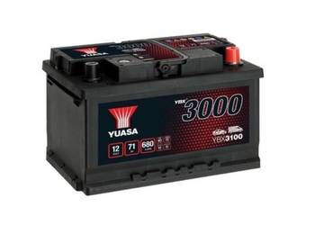 Akumulator YUASA YBX3100 71Ah 680A P+ Radomsko, Brzeźnicka 58