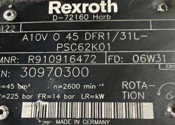 Rexroth A10V O 45 DFR1/31L-PSC62K01 ( R910916472 ) Pompa hydrauliczna