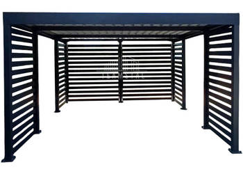 CarPort PREMIUM - wiata samochodowa 4x6 dodatkowa zabudowa TS1112