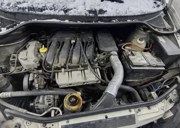 Silnik 1.6 16v K4M 700  scenic I clio megane alternator  pompa rozrusznik