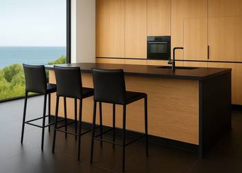 hokery barowe skóra czarna 3 sztuki BoConcept hokery barowe skóra czarna 3 sztuki BoConcept