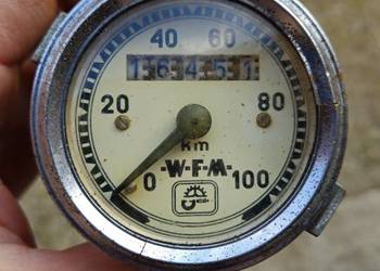Licznik wfm -s34 1964 rok oryginał sprawny wsk shl lampa półka dystans prl