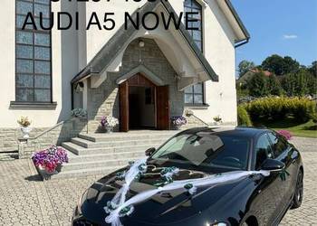 Audi A5 do ślubu wesela imprezy okolicznościowe samochód weselny