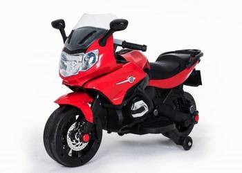 WIELKI MOTOR ŚCIGACZ MIĘKKIE SIEDZENIE, MIĘKKIE KOŁA/J558cz