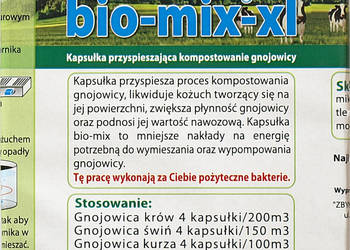 BIO-MIX Kapsułki przyspieszające kompostowanie gnojowicy