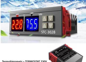 *Termohigrometr *INKUBATOR* Regulator Temp I Wilgotności STC-3028/230V