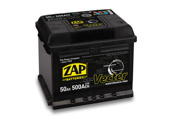 Akumulator ZAP Vecter 50Ah 500A PRAWY PLUS