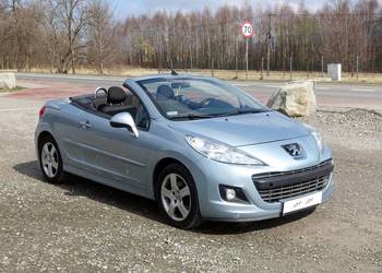 Peugeot 207CC 1.6 120KM Kabriolet Zarejestrowany Klima Grzane fotele