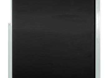 vidaXL Markiza boczna na taras, 160 x 300 cm, czarna(SKU:40809)