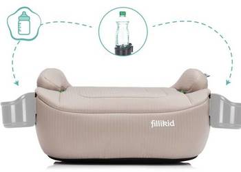 Fotelik Samochodowy i-Size 125-150cm ISOFIX Beige