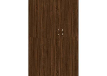 Szafa brązowy dąb 90x52x200 cm materiał drewnopochodny WM-815356