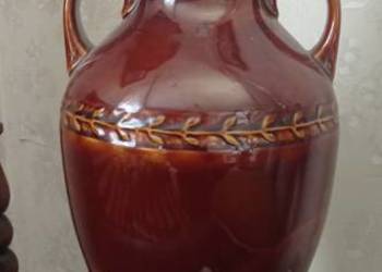 Wazon ciemny brąz, duży, wysokość 50cm