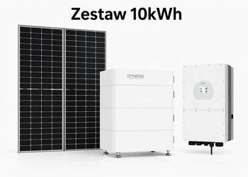 Zestaw budżetowy 10kWh HV (panele, inwerter, 3 fazy, magazyn 7 kWh)