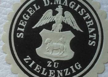 ( 1244. ) SULĘCIN - Niemieckie Zalepki