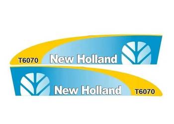 Naklejki oklejenie naklejka - NEW HOLLAND T6070 Zamiennik
